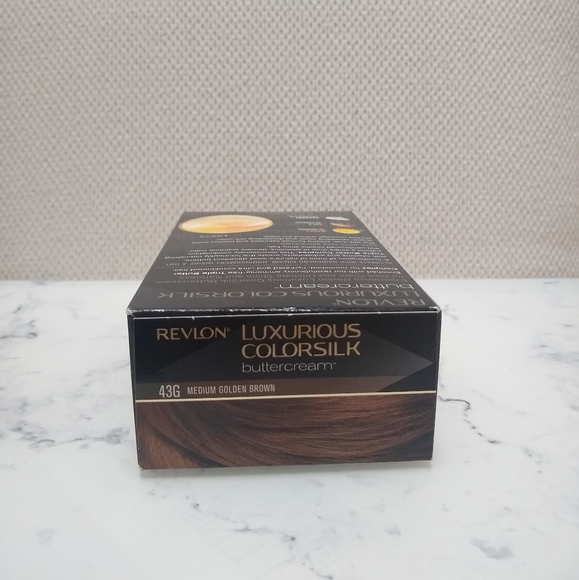 Revlon Luxurious Colorsilk Buttercream Hair Color Medium Golden Brown 43G - Picture 5 of 6